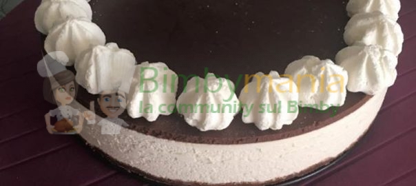 Cheesecake vaniglia e cioccolato fondente Bimby